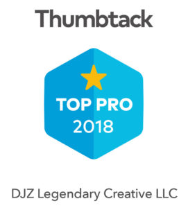 DJZ Legendary Creative Top Pro 2018 badge